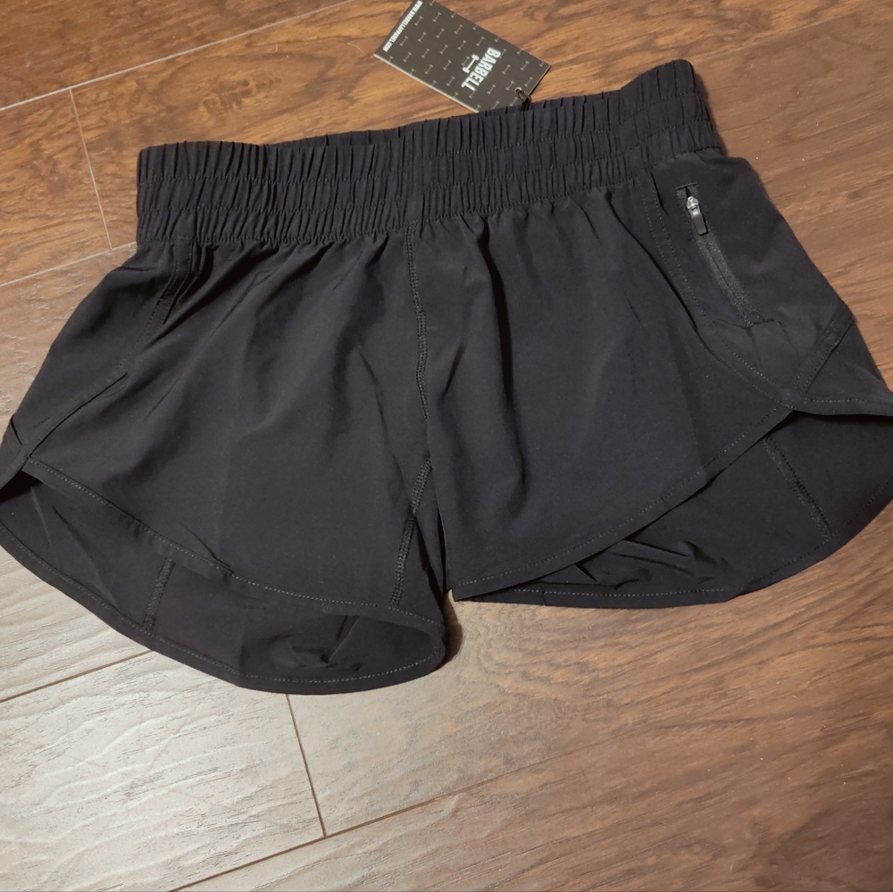 Barbell Apparel Black Women's Athletic Shorts